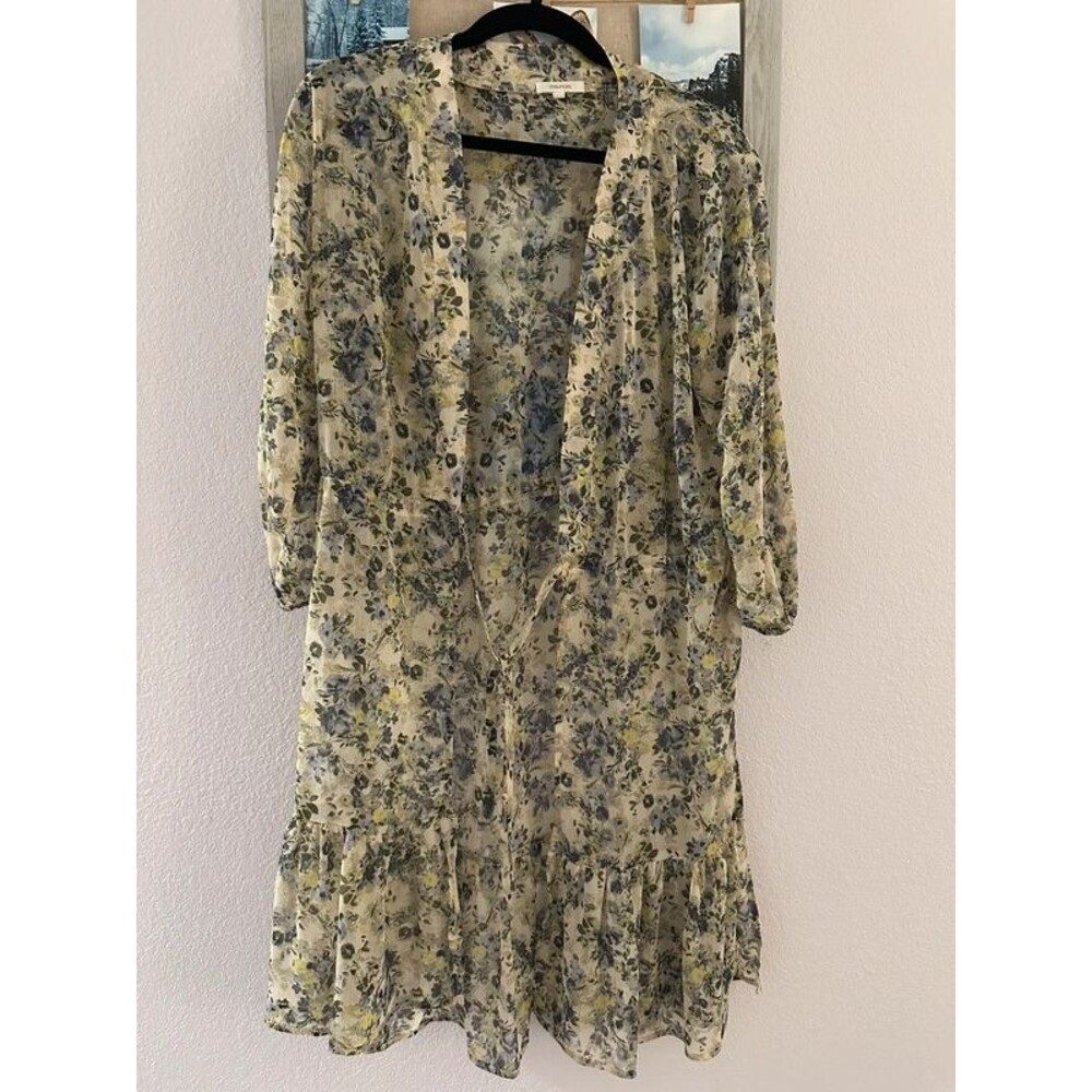 Floral Lightweight Kimono Duster Medium